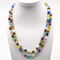 Буси Котяче Око Бусина 8 мм Довжина 120 см.