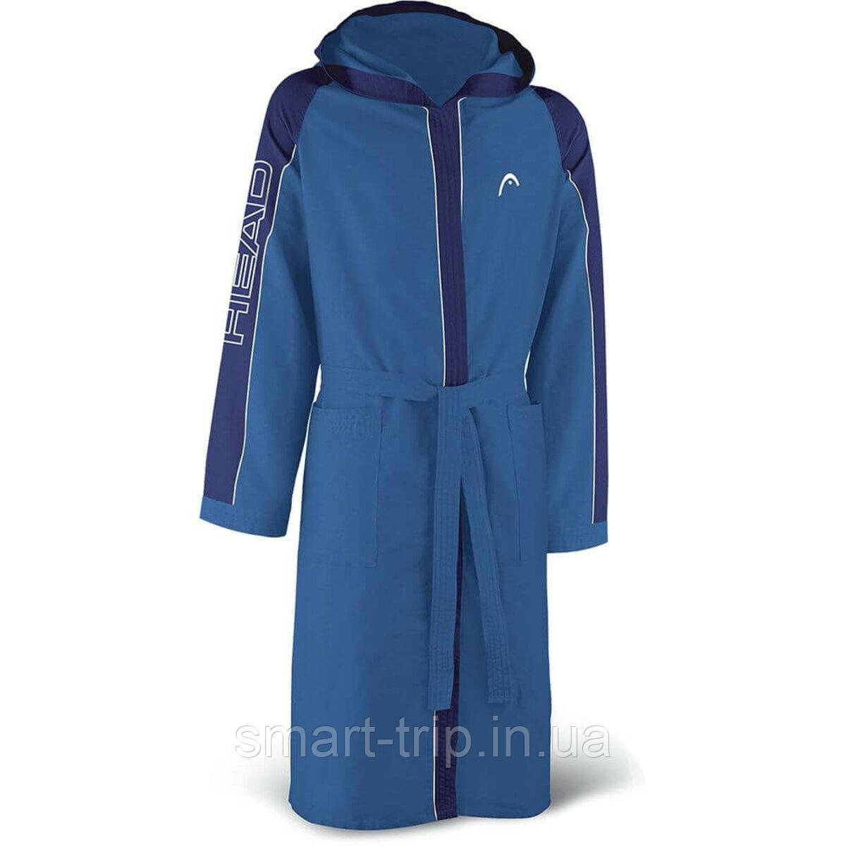 Халат для басейну Head Microfiber чоловічий блакитний XXL