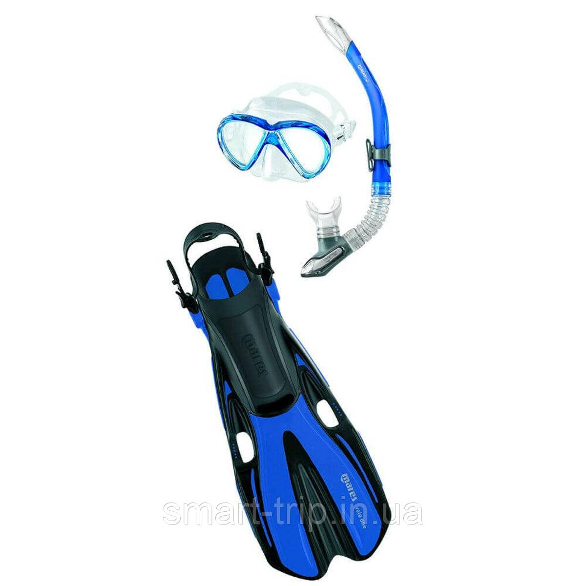 Набір для снорклінгу Mares Volo One Marea синій 35/38