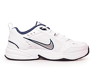 Кроссовки женские Nike Air Monarch белые, Найк Аир Монарх натуральная кожа, подошва пенка. код KD-11888