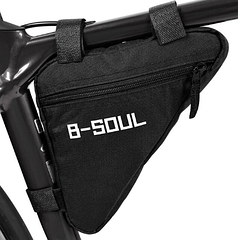 Велосипедна сумка трикутник під раму велосипеда чорна B-Soul, велосумка на раму велосипеда