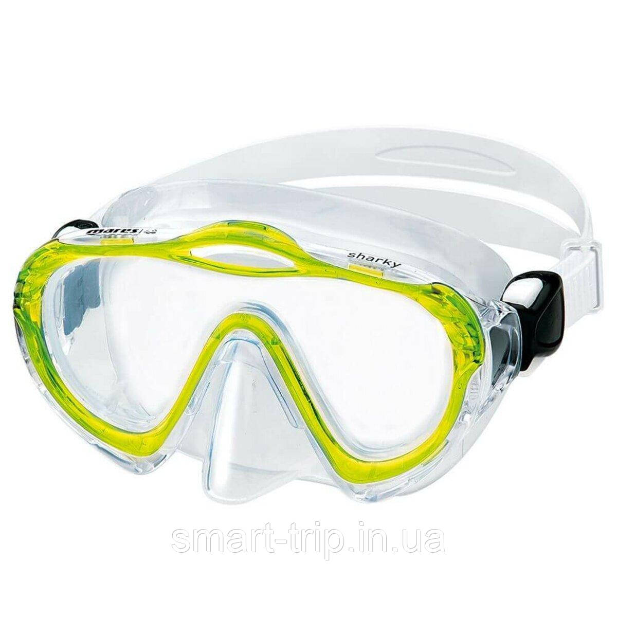 Маска для снорклінгу Mares Sharky жовта