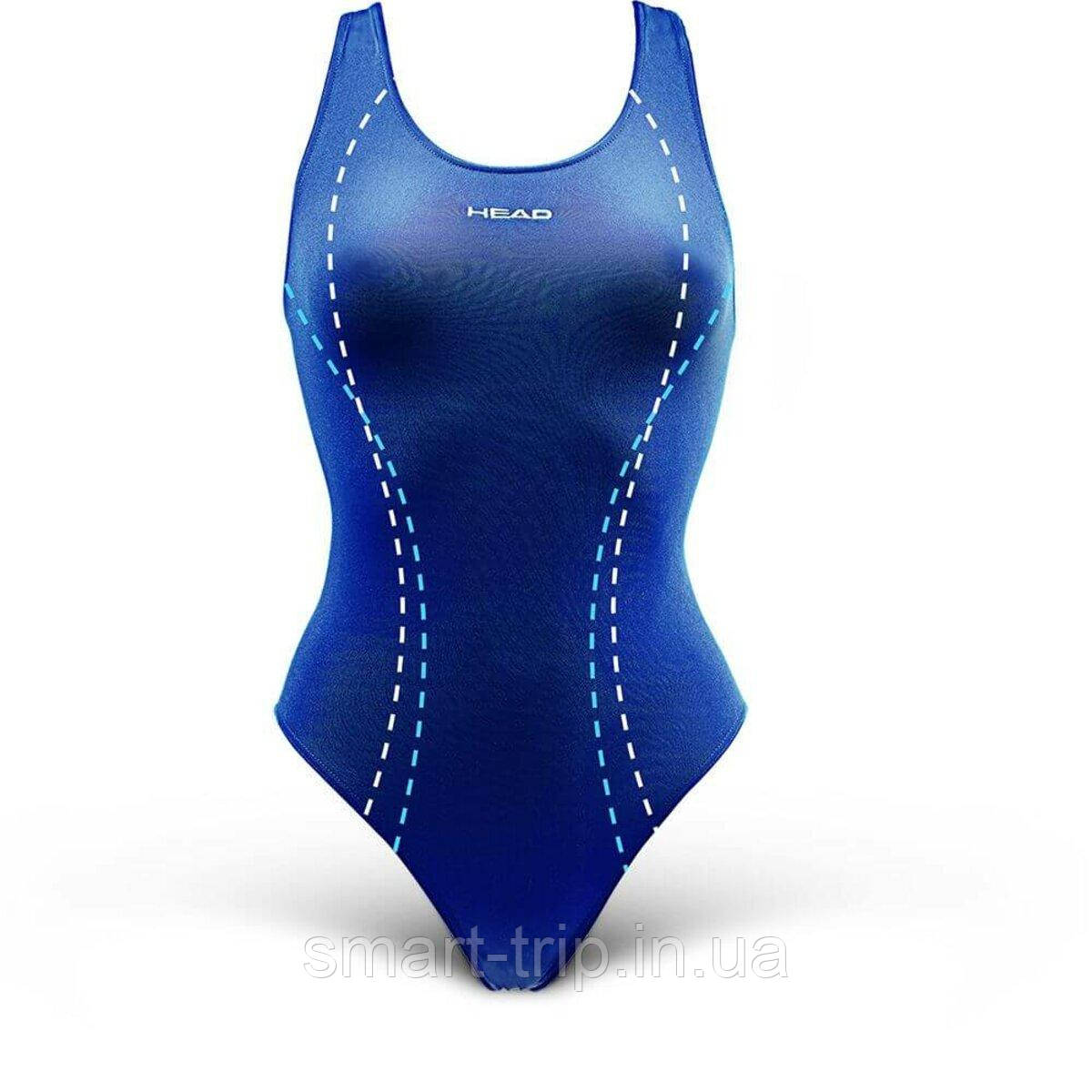 Купальник для басейну Head Streamline синій жіночий 44