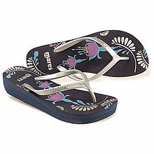 В'єтнамки Mares Slipper Flora синьо-сірі 36