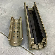 Тактична цівка Magpul MOE® AK Hand Guard, Койот, для Сайги (мисливська версія), AK47/AK74 (MAG619-FDE), фото 4