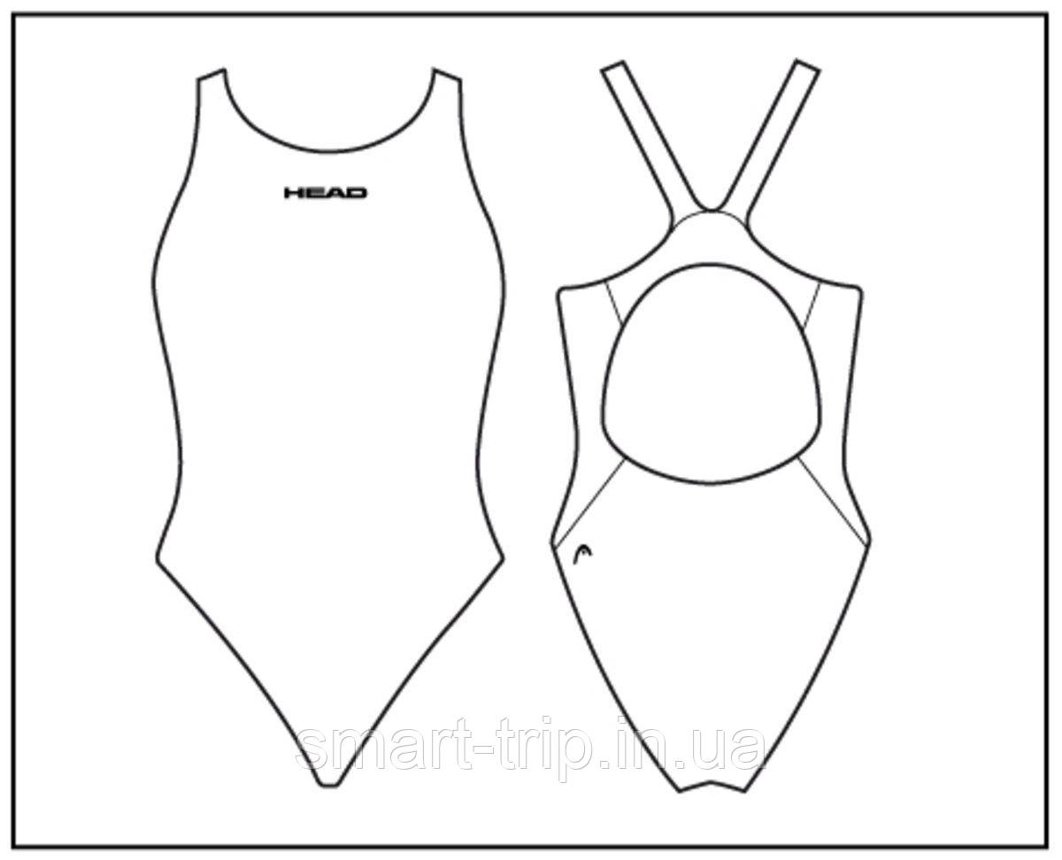 Купальник для басейну Head Iceberg Girl синій дитячий 12 років