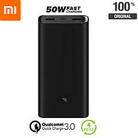 Оригінальний павербанк Xiaomi Mi 50W Power Bank 20000mAh Black (PB200SZM, BHR5121GL, BHR5080CN)