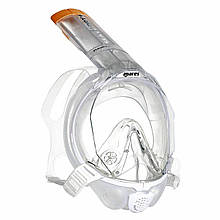 Маска для снорклінгу Mares Sea Vu Dry + біла повнолицева L/XL