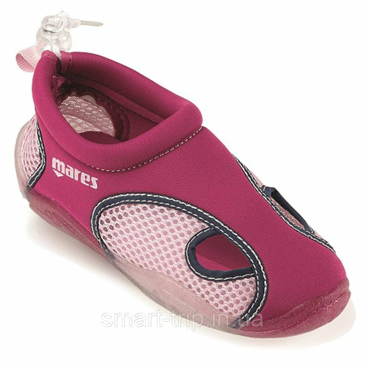 Тапочки коралові Mares Shoe Grippy Junior рожеві 34 (22.5 см)