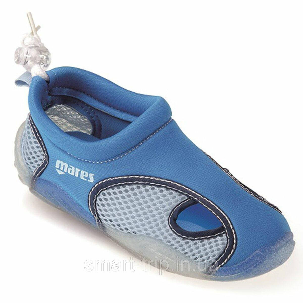 Тапочки коралові Mares Shoe Grippy Junior сині 32 (20.7 см)
