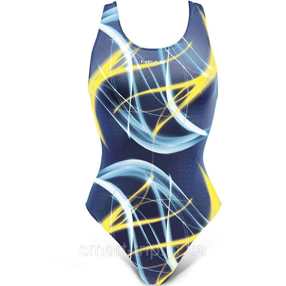 Купальник для басейну Head Shockwave Lycra синій жіночий 36