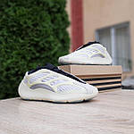 Чоловічі кросівки Adidas Yeezy 700 V3 Azael (бежеві з чорним) кроси рефлективи світяться неоном О10834 top, фото 2