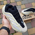 Чоловічі кросівки Adidas Yeezy 700 V3 Azael (бежеві з чорним) кроси рефлективи світяться неоном О10834 top, фото 7