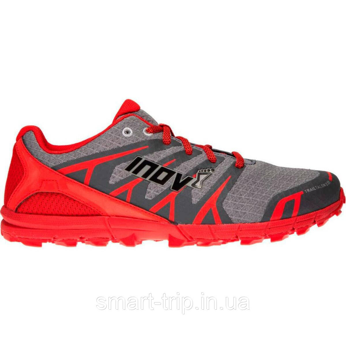Кросівки для бігу Inov-8 Trailtalon 235 сіро-червоні трейлові чоловічі 44.5 (29 см)