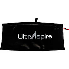 Пояс для бігу UltrAspire Fitted Race Belt 2.0 чорний унісекс S