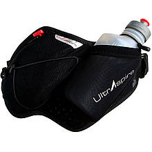 Пояс для бігу UltrAspire Essential Bottle з флягою чорний