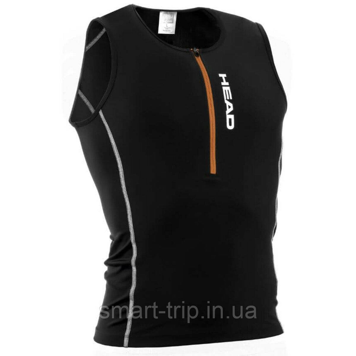 Майка для триатлону Head Zip чорна жіноча M
