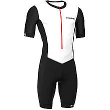 Стартовий костюм для триатлону Head Front Zip Unisex чорно-білий XS