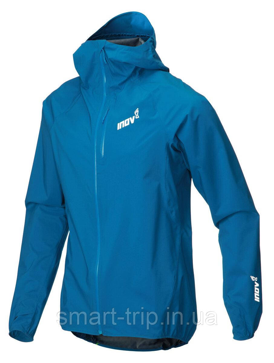 Куртка мембранна для бігу Inov-8 Stormshell FZ синя чоловіча M