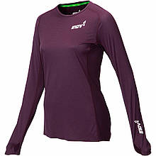 Лонгслів для бігу Inov-8 Base Elite LS фіолетовий жіночий XS