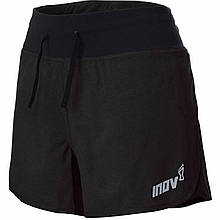 Шорти для бігу Inov-8 Trail Short 4 чорні жіночі XS