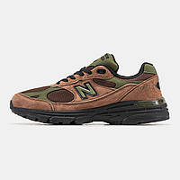 Кроссовки мужские New Balance 993 Aime Leon Dore Brown Нью Баланс 993 коричневые. код MD-0709