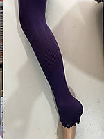Лосіни молодіжні , рубчик, мікрофібра 70 ден. фіолетові.