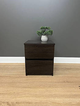 Тумбочка приліжкова Дуб венге "Весна" 2 ящика