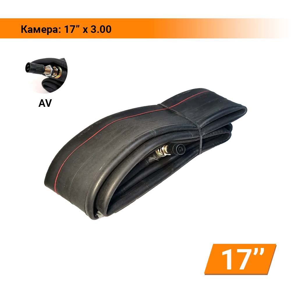 Камера 17" x 3.00 прямий ніпель SRC