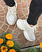 Демісезонні кросівки шкіряні жіночі замшеві на платформі молодіжні стильні зручні модні якісні бежеві 36 розмі MKraFVT 2142/2 2024, фото 8