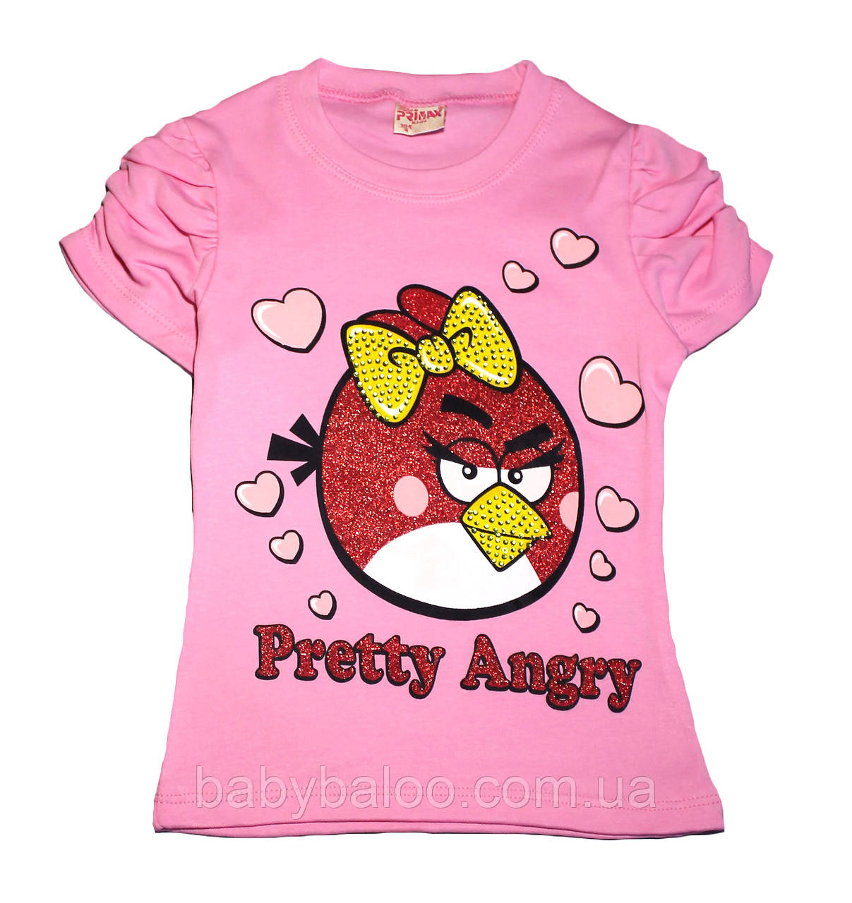 Футболка дитяча Angry Birds (зростання від 104 см до 128см)