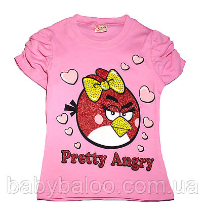 Футболка дитяча Angry Birds (зростання від 104 см до 128см), фото 3