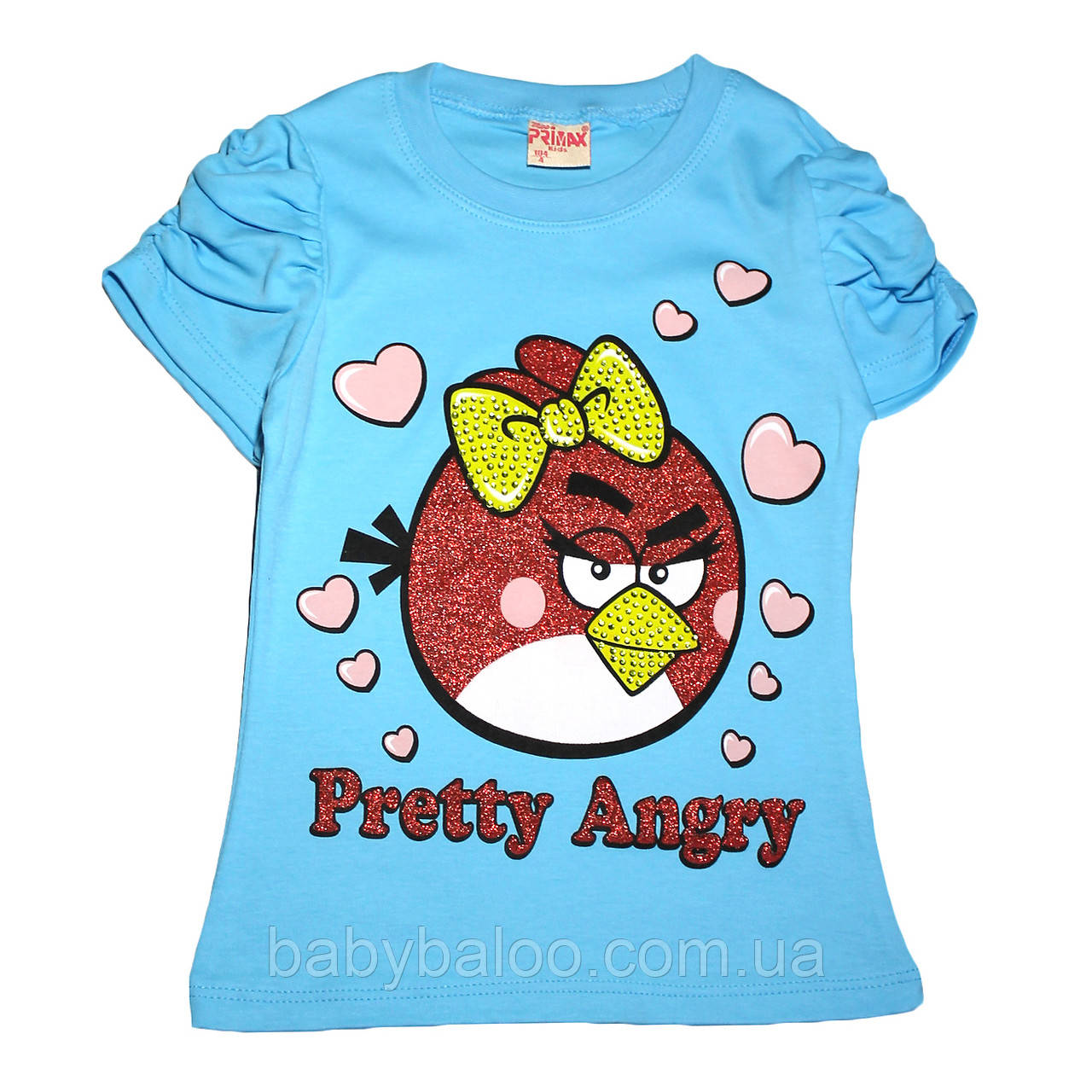 Футболка дитяча Angry Birds (зростання від 104 см до 128см)