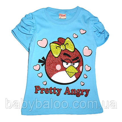 Футболка дитяча Angry Birds (зростання від 104 см до 128см), фото 1