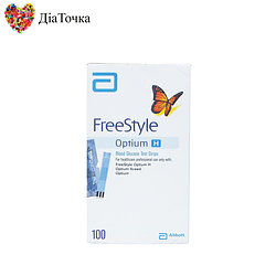 Тест-смужки Фрі Стайл Оптіум Н (FreeStyle Optium H)