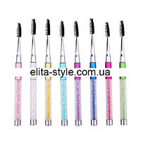 Пензель-щітка для вій та брів AVADONA з камінням