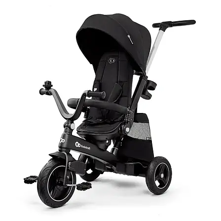 Триколісний велосипед Kinderkraft Easytwist Black (KREASY00BLK0000), фото 1