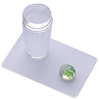 Штамп для стемпінгу LPnails у прозорому стаканчику AVADONA