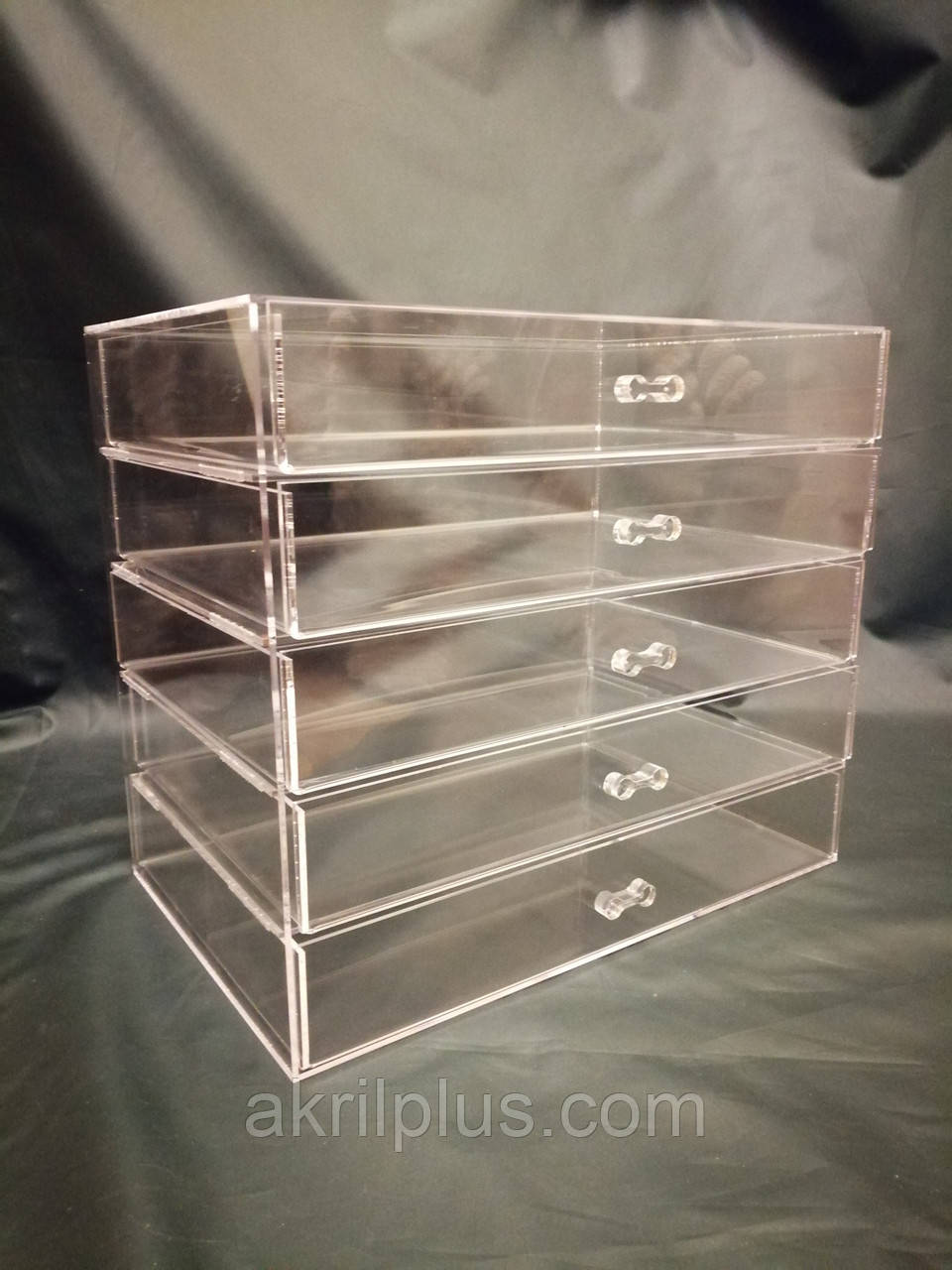 Вітрина на п"ять шухлядок для косметики, різного приладдя