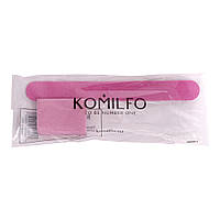 Одноразовий набір №1 Komilfo пилочка 100/100 та баф 120/120