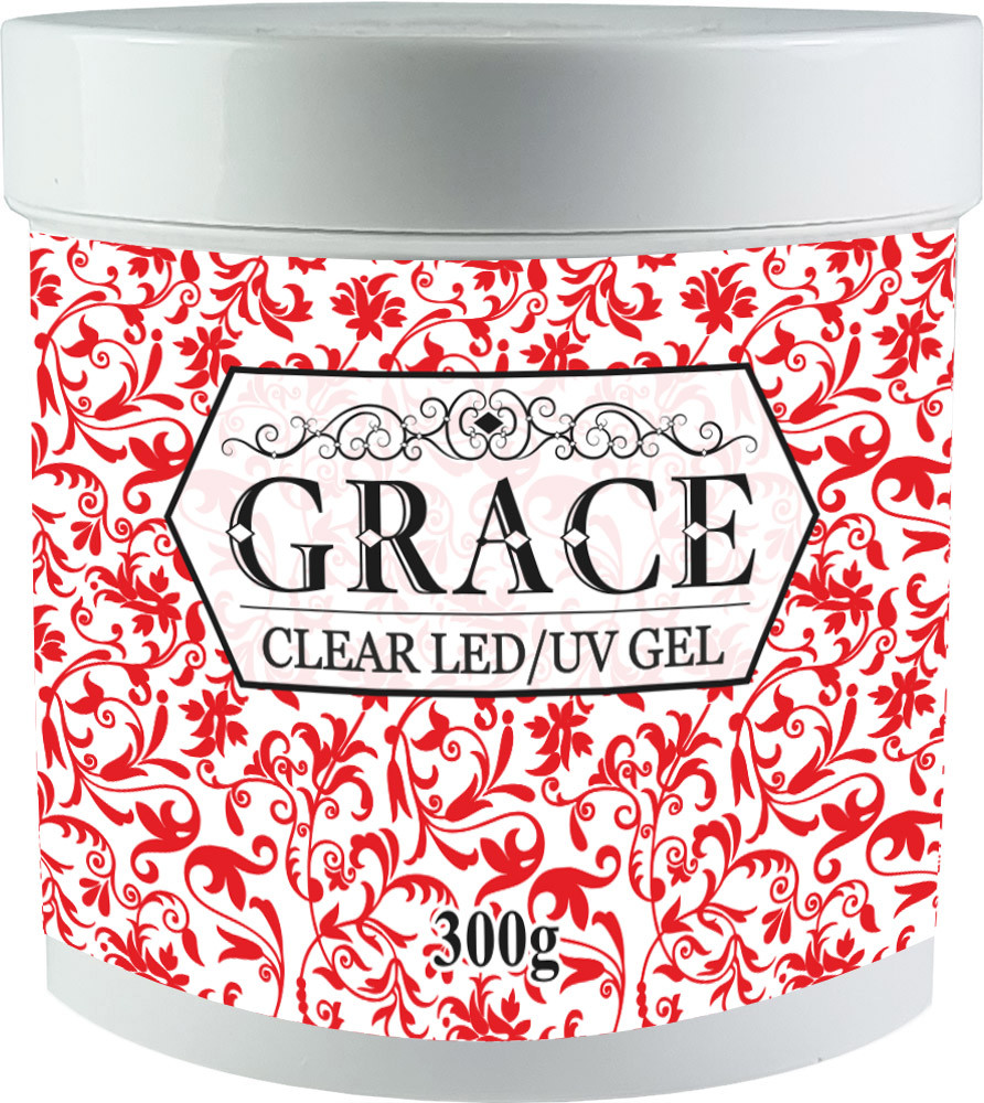 GRACE Прозорий 2-х фазний LED/UV гель 300 гр AVADONA