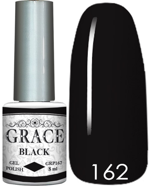 Гель-лак Грейс GRACE GRP162 Black 8ml AVADONA