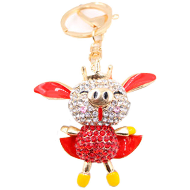 Брелок свинка стрази AVADONA