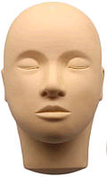 Манекен, м'яка голова для практики нарощування вій, татуажу, масажу AVADONA