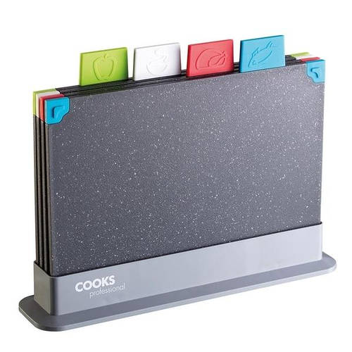 Купить Разделочные доски Cooks Professional с подставкой ( 4 шт ), цена ...