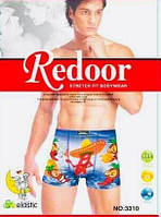 Труси боксери чоловічі Redoor 3310 розпродаж різні кольори норма бавовна р.L-3XL (уп.12 шт)