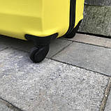 Дорожня валіза L ЖОВТА ПОЛІКАРБОНАТ Wings AT01 Дорожній чемодан на 4 кола Дорожная сумка с ручкой, фото 9