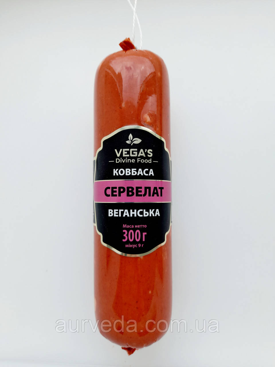 Ковбаса веганська Сервелат 300 г ТМ VEGAS