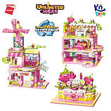 Конструктор Qman 42111 "Домік, салон, торт 3в1" 580 деталей, фото 3