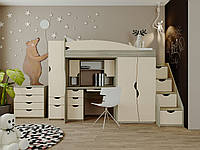 Модульна дитяча кімната «Савана» біла Світ меблів